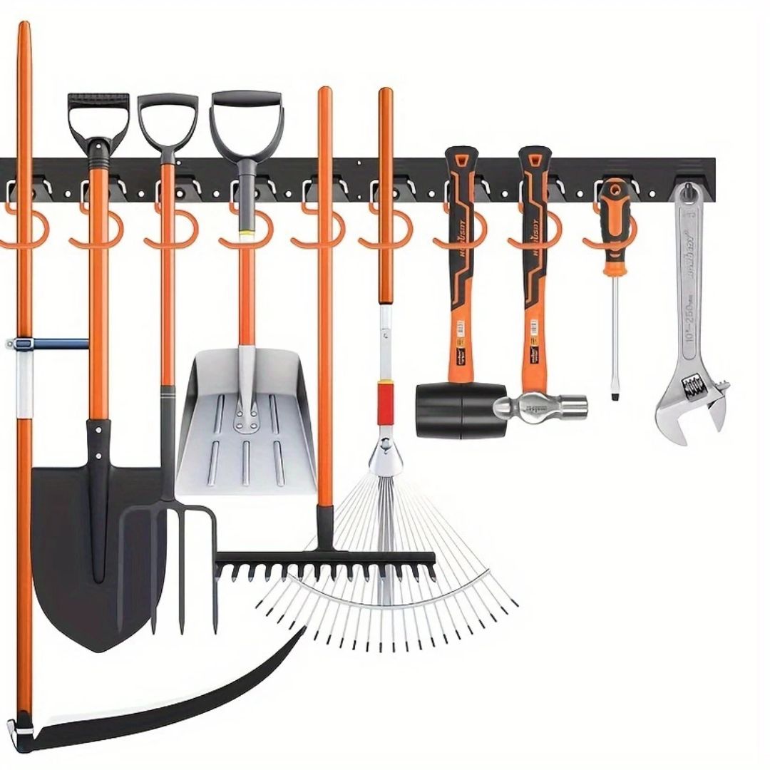 4er Set Robuster Metall-Gartenwerkzeug-Organizer