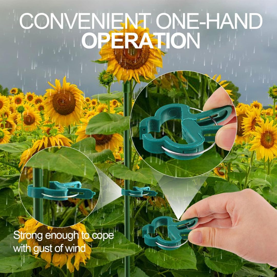 20 Wiederverwendbare Pflanzclips