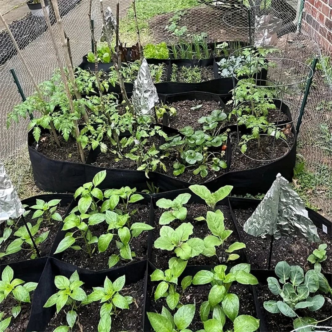 Extra-Großes Hochbeet-Kit mit 8 Fächern